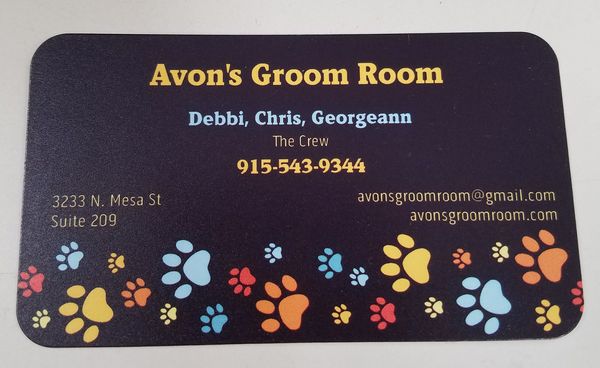 Avon's Groom Room - 10.02.20