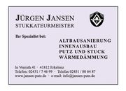 Jürgen Jansen | Stuckateurbetrieb - 18.09.20