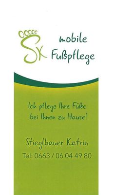 Stieglbauer Katrin - Mobile Fußpflege - 30.05.19