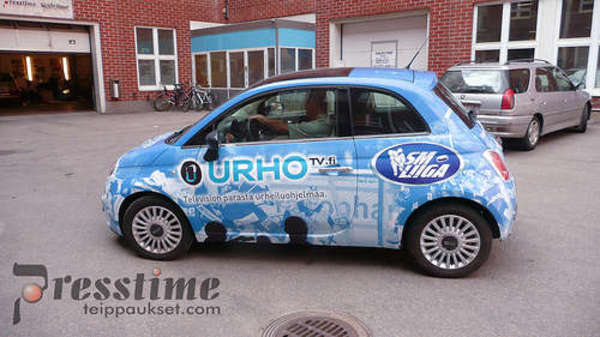 Auton yliteippaus Autoteippaus Presstime Finland Oy - 17.01.12
