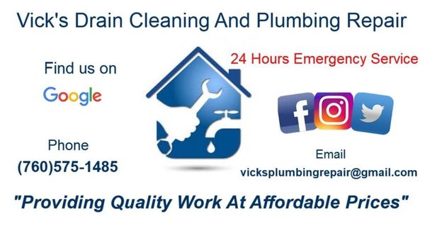 Vick's Drain Cleaning & Plumbing Repair - 15.12.22