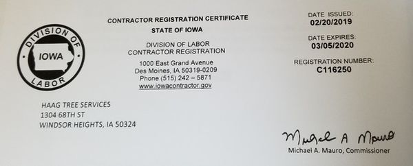 Haag Tree Service - 01.09.20