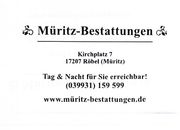 Müritz-Bestattungen, Tilo Brüsehafer - 26.04.17