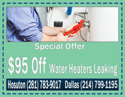Hot Water Heater Leaking in Houston TX - 03.03.14