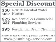 Emergency Plumber Services in Humble TX - 02.12.13