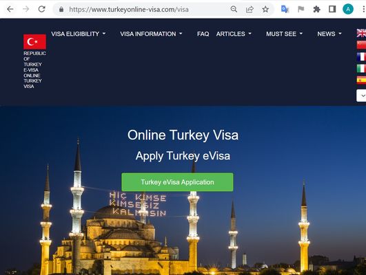 TURKEY Official Government Immigration Visa Application Online SPANISH CITIZENS - Centro de inmigración de solicitud de visa de Turquía - 20.03.23