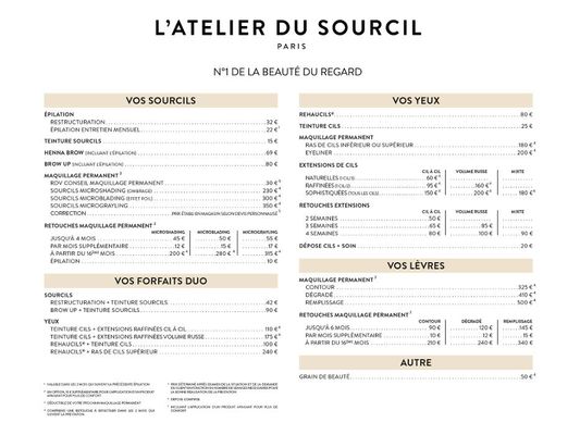 L'Atelier du Sourcil - Paris 9 - 25.12.22